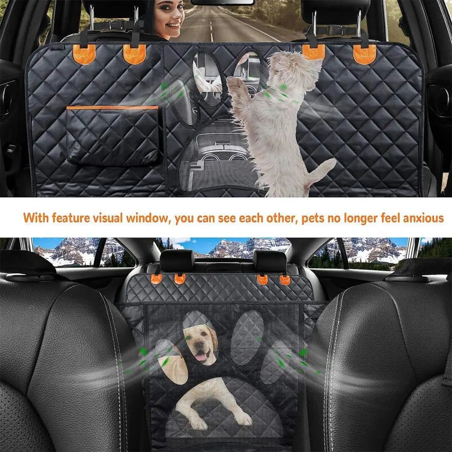 Housse de siège de voiture pour chien, pour siège arrière