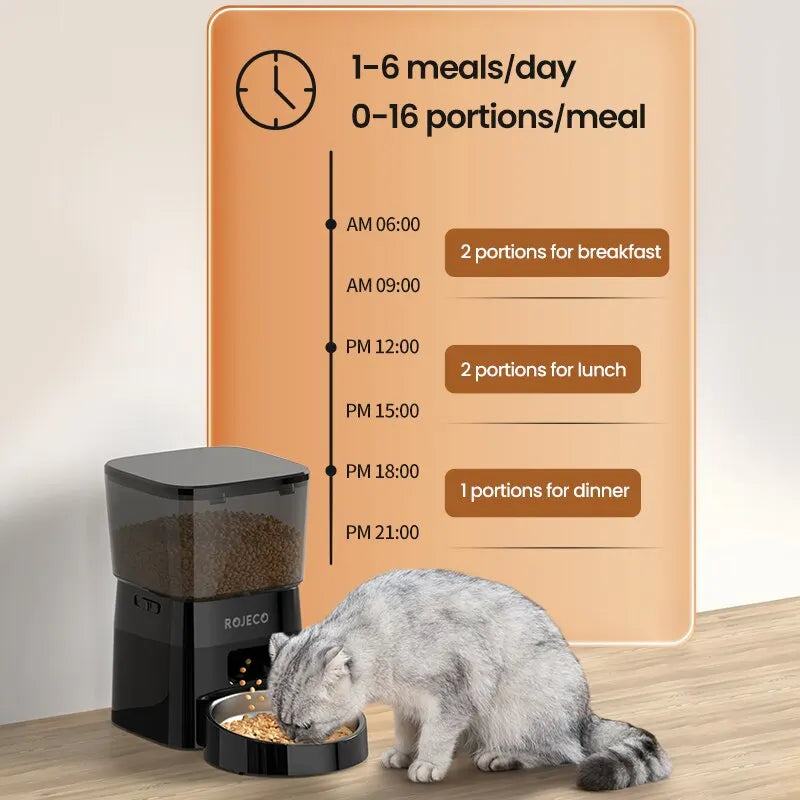 Mangeoire automatique pour animaux de compagnie 