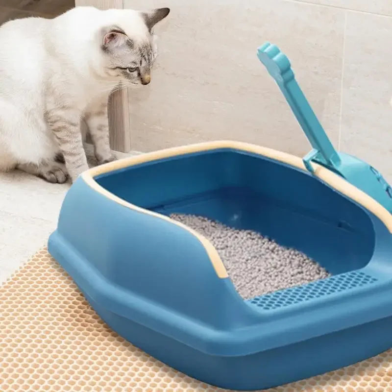 Bac à litière pour chat de grande capacité