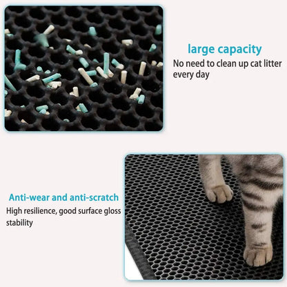 Tapis de litière pour chat