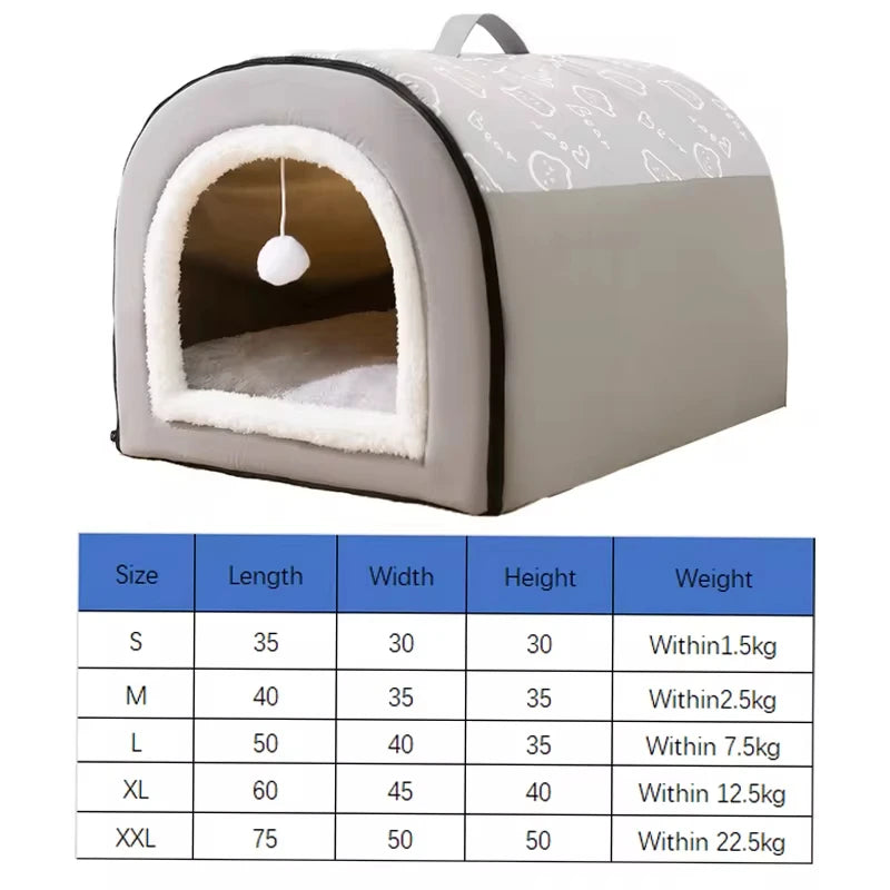 Lit de couchage détachable pour animaux de compagnie