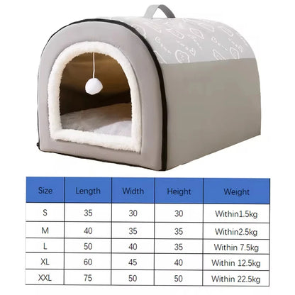 Lit de couchage détachable pour animaux de compagnie