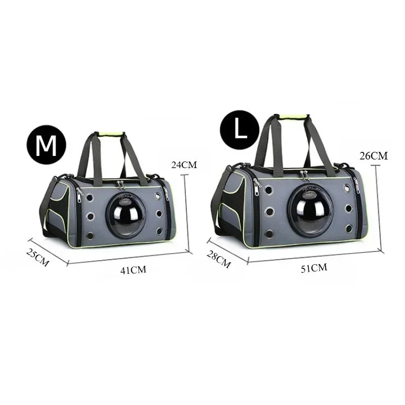 Dog Carrier Bag Pet Outing Portable Cat Dogs Handbag Crossbody Bag Breathable Large Capacity Cats Small Pet Dogs Slings Backpack