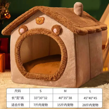Maison pliable pour animaux de compagnie