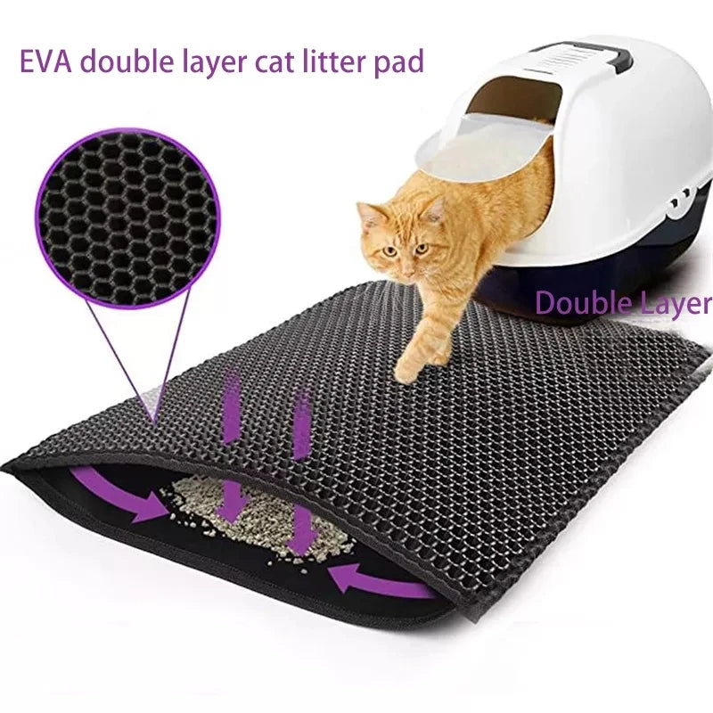 Tapis de litière pour chat