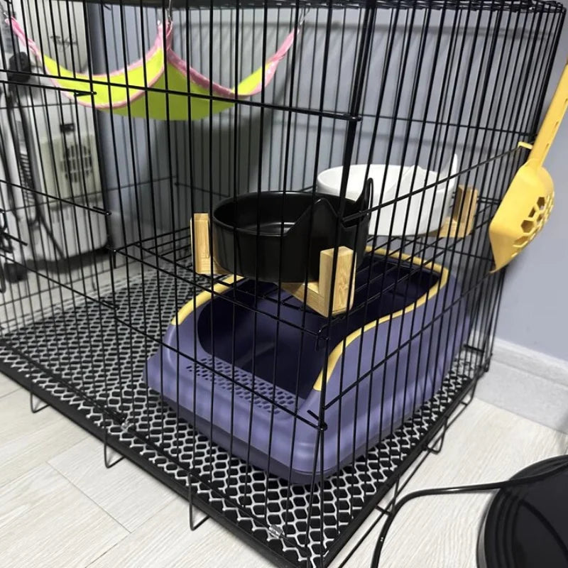 Bac à litière pour chat de grande capacité